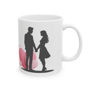 Love Silhouette Ceramic Mug